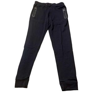 Univibe | Black Sweatpants Size Large Zipper Pockets Boys